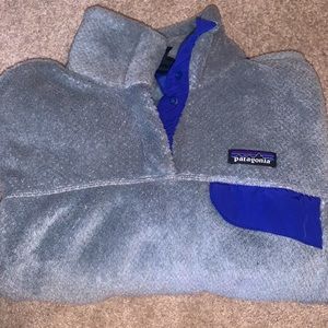Gray Patagonia Fleece Pullover